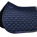 Fair Play Navy Blue "Hexagon Arrow" Jump & Dressage Saddle Pad - Fair Play - Equiluxe Tack