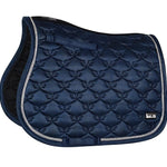 Fair Play Navy Blue Suede Saddle Pad - Dressage & Jump - Fair Play - Equiluxe Tack