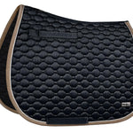 Fair Play "Onyx" Black & Taupe All Purpose Saddle Pad - Fair Play - Equiluxe Tack