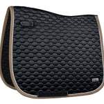 Fair Play "Onyx" Black & Taupe Dressage Saddle Pad - Fair Play - Equiluxe Tack