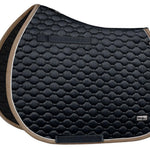 Fair Play "Onyx" Black & Taupe PONY Saddle Pad - Fair Play - Equiluxe Tack