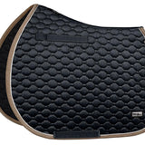 Fair Play "Onyx" Black & Taupe PONY Saddle Pad - Fair Play - Equiluxe Tack