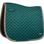 Fair Play "Onyx" Green & Taupe Dressage Saddle Pad - Fair Play - Equiluxe Tack