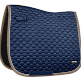 Fair Play "Onyx" Navy Blue & Taupe Saddle Pad - Fair Play - Equiluxe Tack