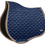 Fair Play "Onyx" Navy & Taupe Close Contact Saddle Pad - Fair Play - Equiluxe Tack