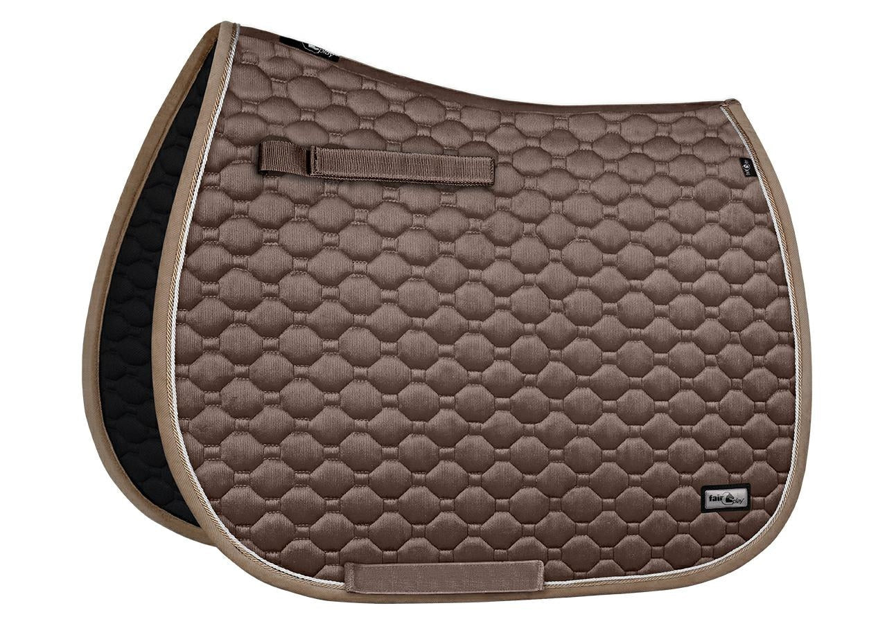 Fair Play "Onyx" Taupe All Purpose Saddle Pad - Fair Play - Equiluxe Tack