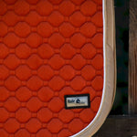 Fair Play "Onyx" Terra Red & Taupe Dressage Saddle Pad - Fair Play - Equiluxe Tack