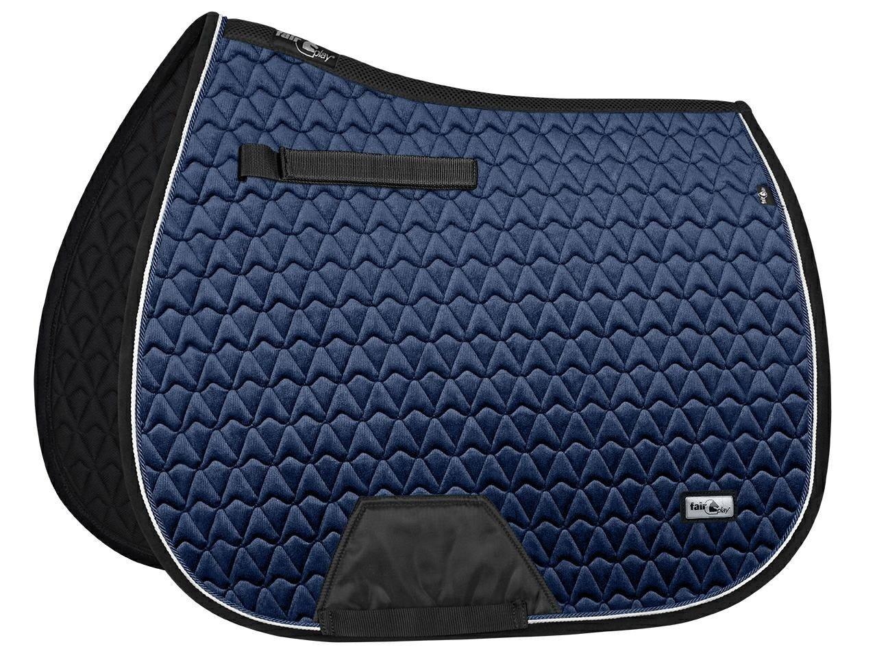 Fair Play "Oregon" All Purpose Navy Blue Saddle Pad - Fair Play - Equiluxe Tack