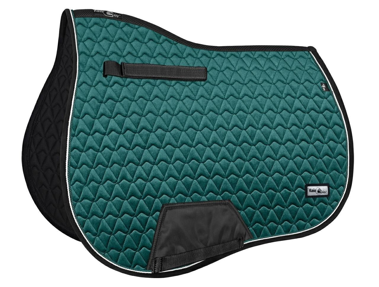 Fair Play "Oregon" Green Close Contact Saddle Pad - Fair Play - Equiluxe Tack