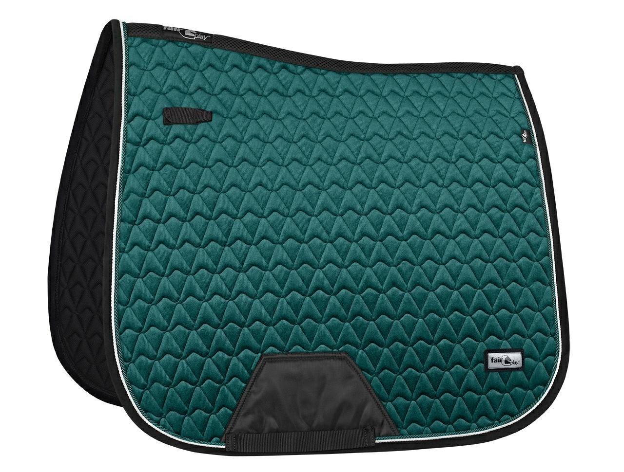 Fair Play "Oregon" Green Dressage Saddle Pad - Fair Play - Equiluxe Tack