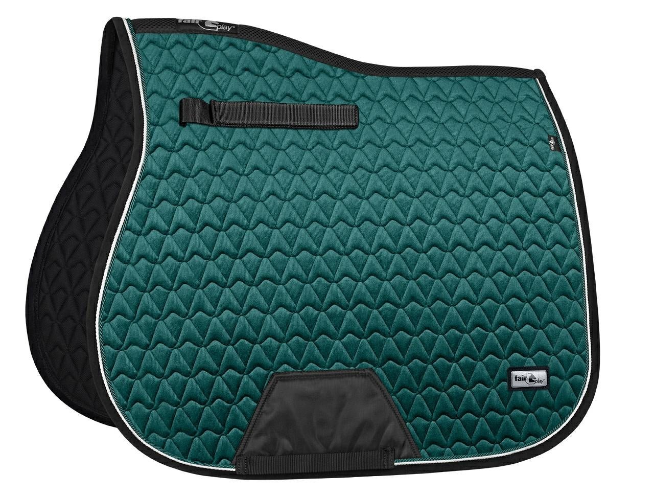 Fair Play "Oregon" Green Jump Saddle Pad - Fair Play - Equiluxe Tack