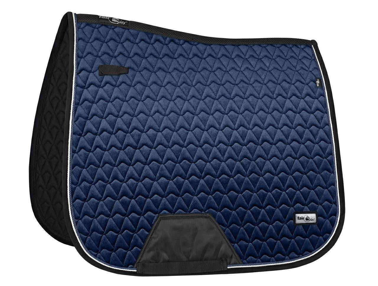 Fair Play "Oregon" Navy Blue Dressage Saddle Pad - Fair Play - Equiluxe Tack