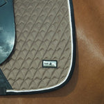 Fair Play "Oregon" Taupe Dressage Saddle Pad - Fair Play - Equiluxe Tack