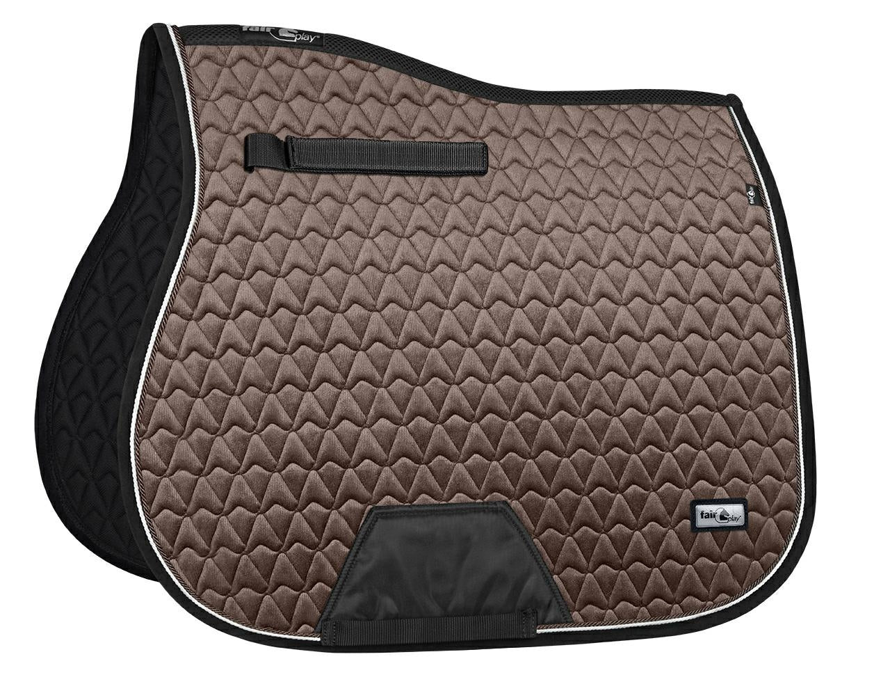 Fair Play "Oregon" Taupe Jump Saddle Pad - Fair Play - Equiluxe Tack