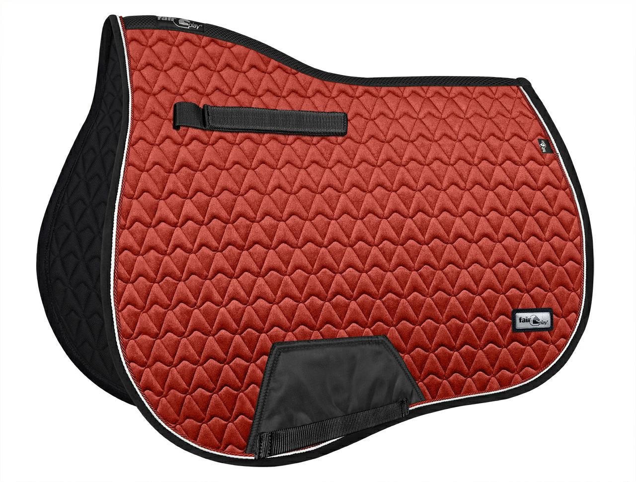 Fair Play "Oregon" Terra Red Close Contact Saddle Pad - Fair Play - Equiluxe Tack