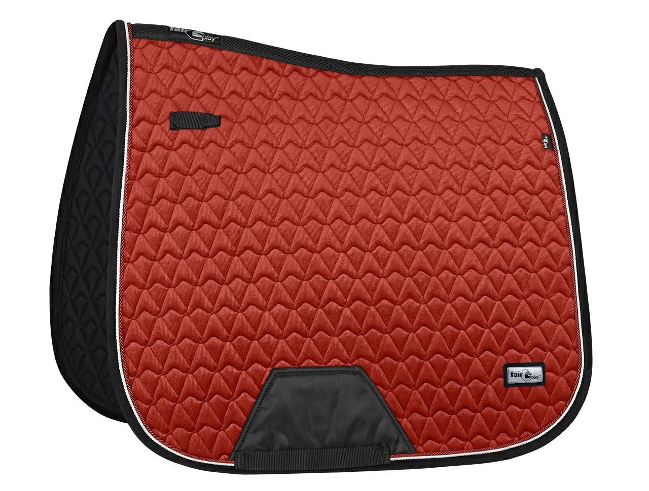 Fair Play "Oregon" Terra Red Dressage Saddle Pad - Fair Play - Equiluxe Tack