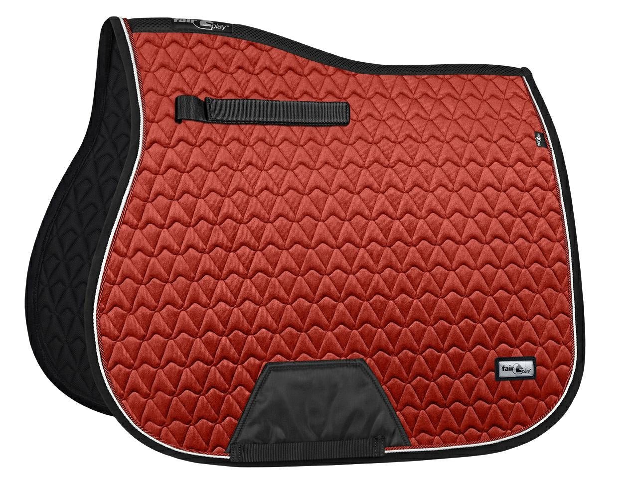 Fair Play "Oregon" Terra Red Jump Saddle Pad - Fair Play - Equiluxe Tack