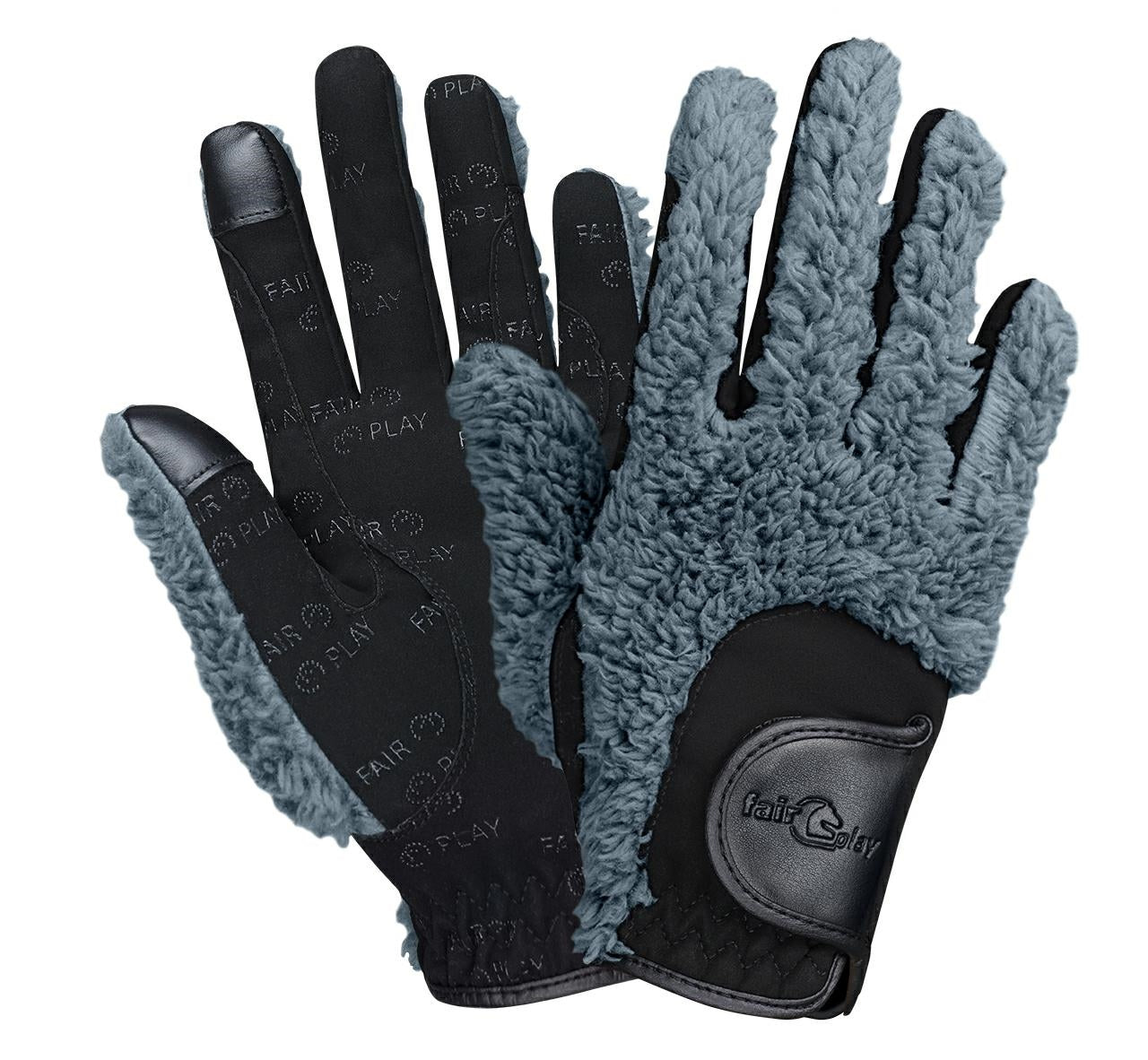 Fair Play "Orso" Fleece Winter Riding Gloves - Fair Play - Equiluxe Tack