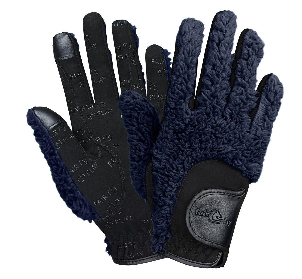 Fair Play "Orso" Fleece Winter Riding Gloves - Fair Play - Equiluxe Tack