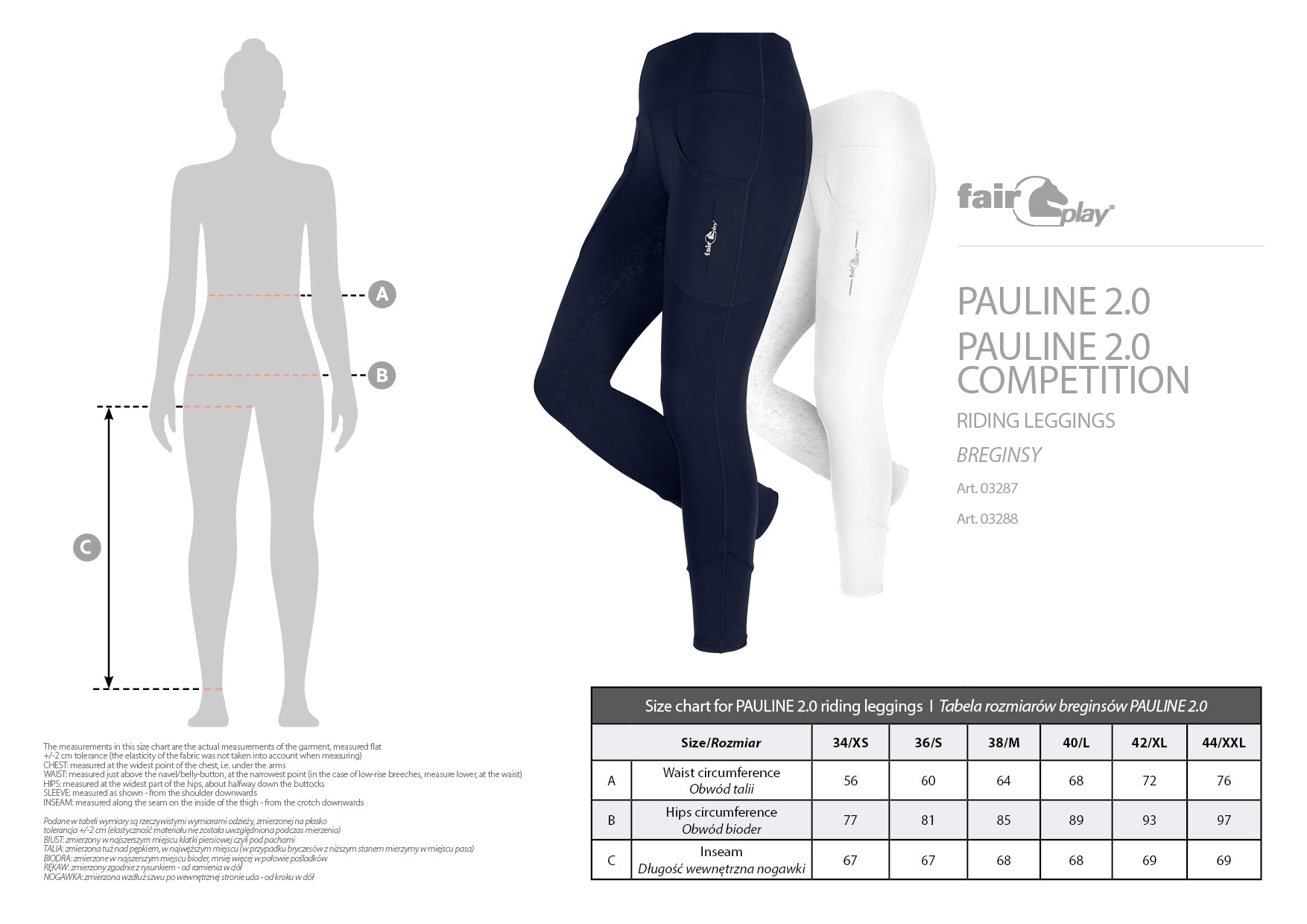 Fair Play "Pauline 2.0" Riding Tights - Fair Play - Equiluxe Tack