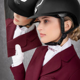 Fair Play "Quantinum Chic" Crystal Top Wide Brim Riding Helmet - Fair Play - Equiluxe Tack