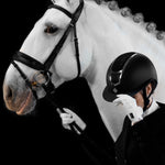 Fair Play "Quantinum Chic" Crystal Top Wide Brim Riding Helmet - Fair Play - Equiluxe Tack