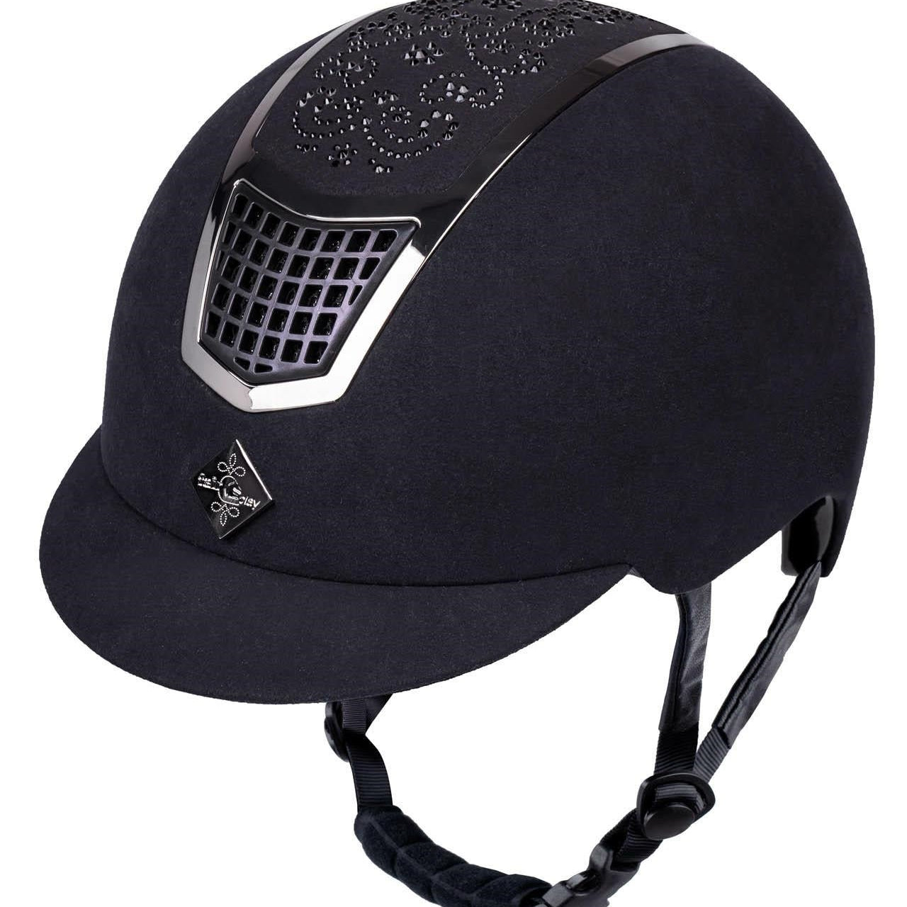 Fair Play "Quantinum Chic" Suede Riding Helmet - Fair Play - Equiluxe Tack