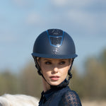 Fair Play "Quantinum" Fleur Floral Crystal Riding Helmet - Fair Play - Equiluxe Tack