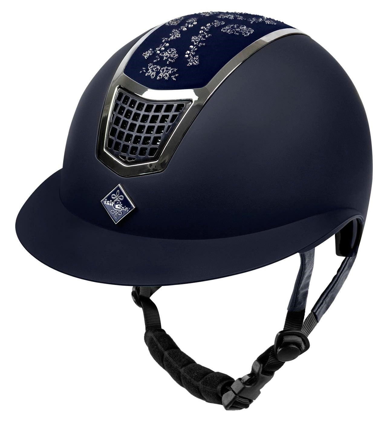 Fair Play "Quantinum" Fleur Floral Crystal Riding Helmet - Fair Play - Equiluxe Tack