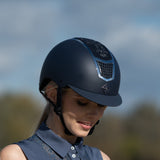 Fair Play "Quantinum" Fleur Floral Crystal Riding Helmet - Fair Play - Equiluxe Tack