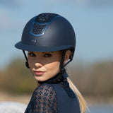 Fair Play "Quantinum" Fleur Floral Crystal Riding Helmet - Fair Play - Equiluxe Tack