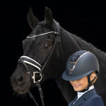 Fair Play "Quantinum" Fleur Floral Crystal Riding Helmet - Fair Play - Equiluxe Tack