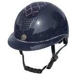 Fair Play "Quantinum Spotlight" Shiny Wide Brim Riding Helmet - Rose Gold - Fair Play - Equiluxe Tack