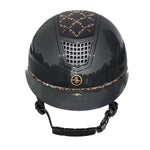 Fair Play "Quantinum Spotlight" Shiny Wide Brim Riding Helmet - Rose Gold - Fair Play - Equiluxe Tack