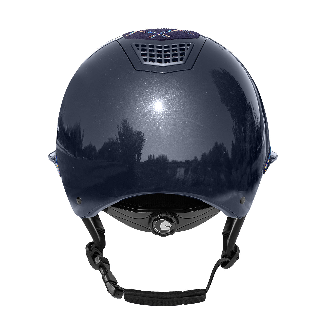 Fair Play "Quantinum Spotlight" Shiny Wide Brim Riding Helmet - Rose Gold - Fair Play - Equiluxe Tack