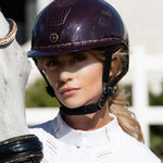 Fair Play "Quantinum Spotlight" Shiny Wide Brim Riding Helmet - Rose Gold - Fair Play - Equiluxe Tack