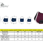 Fair Play "Quartz Ceramic" Black Saddle Pad - Jump, Close Contact & Dressage - Fair Play - Equiluxe Tack