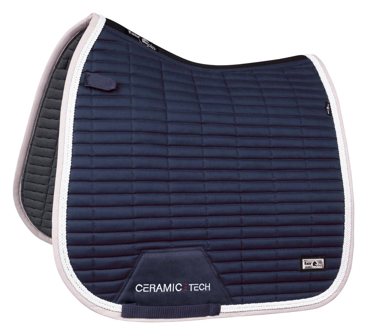 Fair Play "Quartz Ceramic" Navy Saddle Pad - Jump, Close Contact & Dressage - Fair Play - Equiluxe Tack