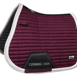 Fair Play "Quartz Ceramic" Plum Saddle Pad - Jump, Close Contact & Dressage - Fair Play - Equiluxe Tack