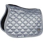 Fair Play Silver Suede Saddle Pad - Dressage & Jump - Fair Play - Equiluxe Tack