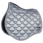 Fair Play Silver Suede Saddle Pad - Dressage & Jump - Fair Play - Equiluxe Tack