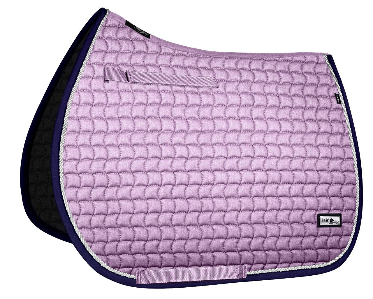 Fair Play "Sirius" Lavender & Blue Saddle Pad - Jump, Close Contact & Dressage - Fair Play - Equiluxe Tack