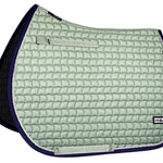 Fair Play "Sirius" Mint & Navy Saddle Pad - Jump, Close Contact & Dressage - Fair Play - Equiluxe Tack