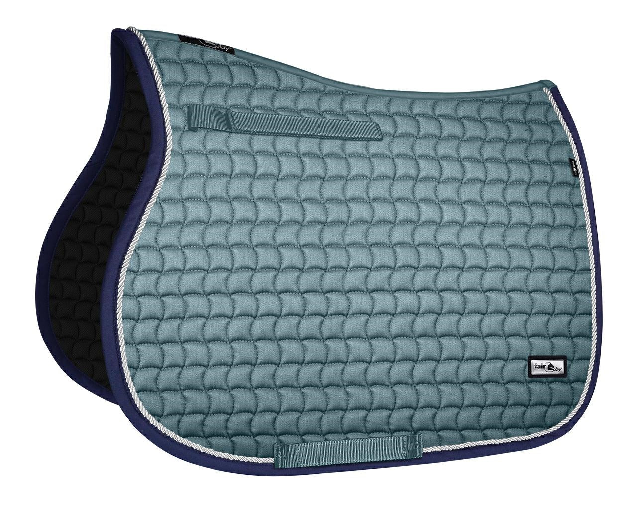 Fair Play "Sirius" Storm Green Jump Saddle Pad - Fair Play - Equiluxe Tack