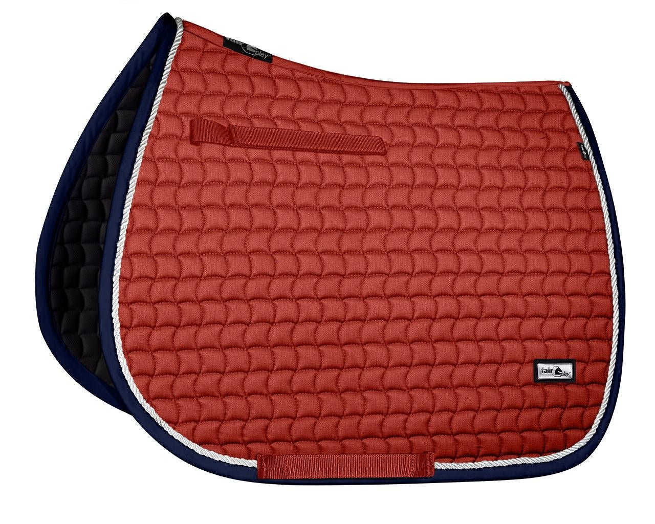 Fair Play "Sirius" Terra Red All Purpose Saddle Pad - Fair Play - Equiluxe Tack