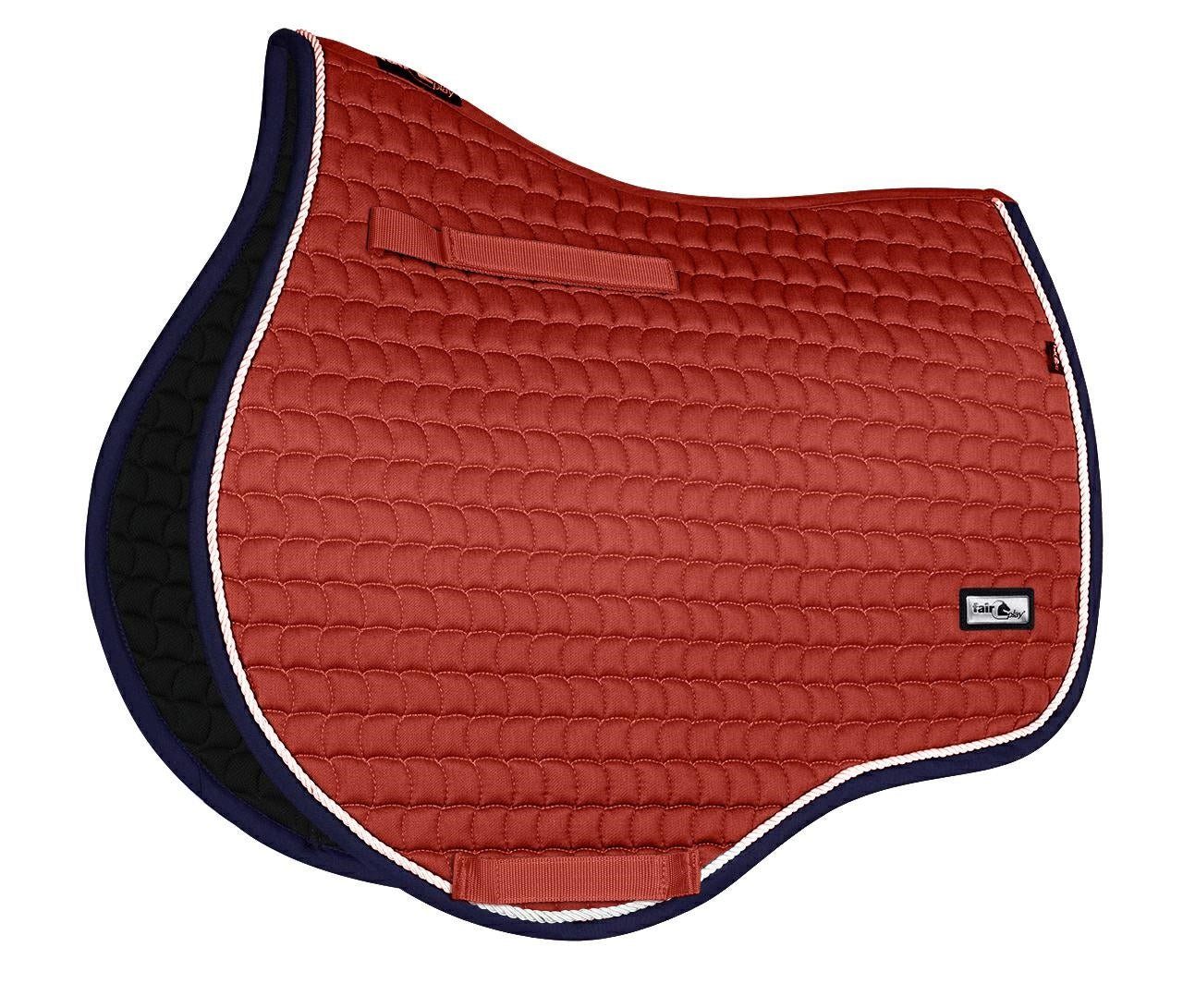 Fair Play "Sirius" Terra Red Close Contact Saddle Pad - Fair Play - Equiluxe Tack