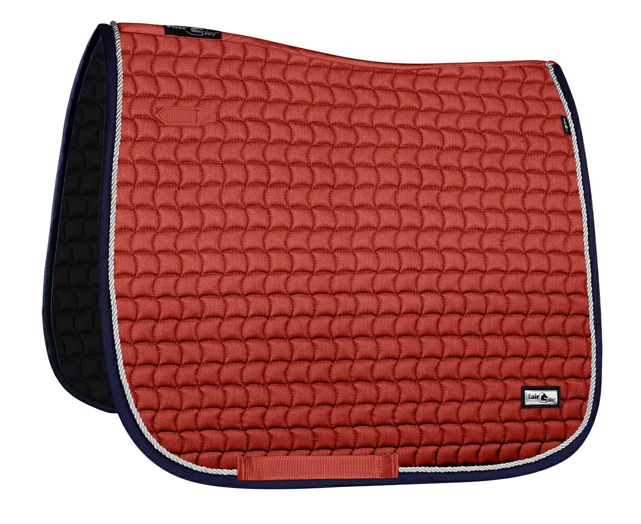 Fair Play "Sirius" Terra Red Dressage Saddle Pad - Fair Play - Equiluxe Tack