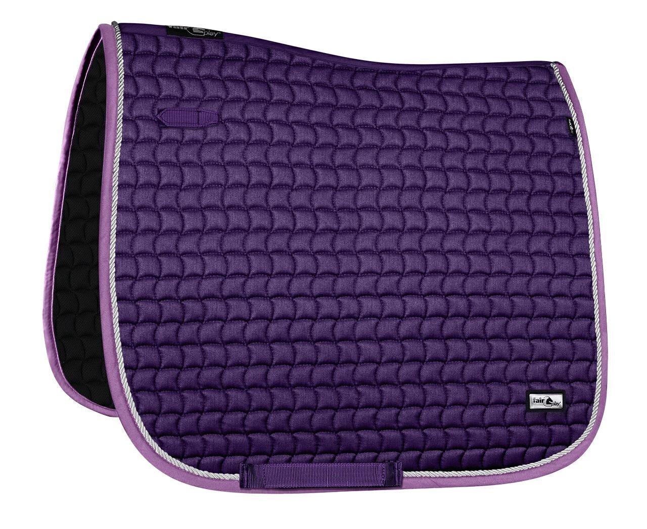 Fair Play "Sirius" Violet Saddle Pad - Jump, Close Contact & Dressage - Fair Play - Equiluxe Tack