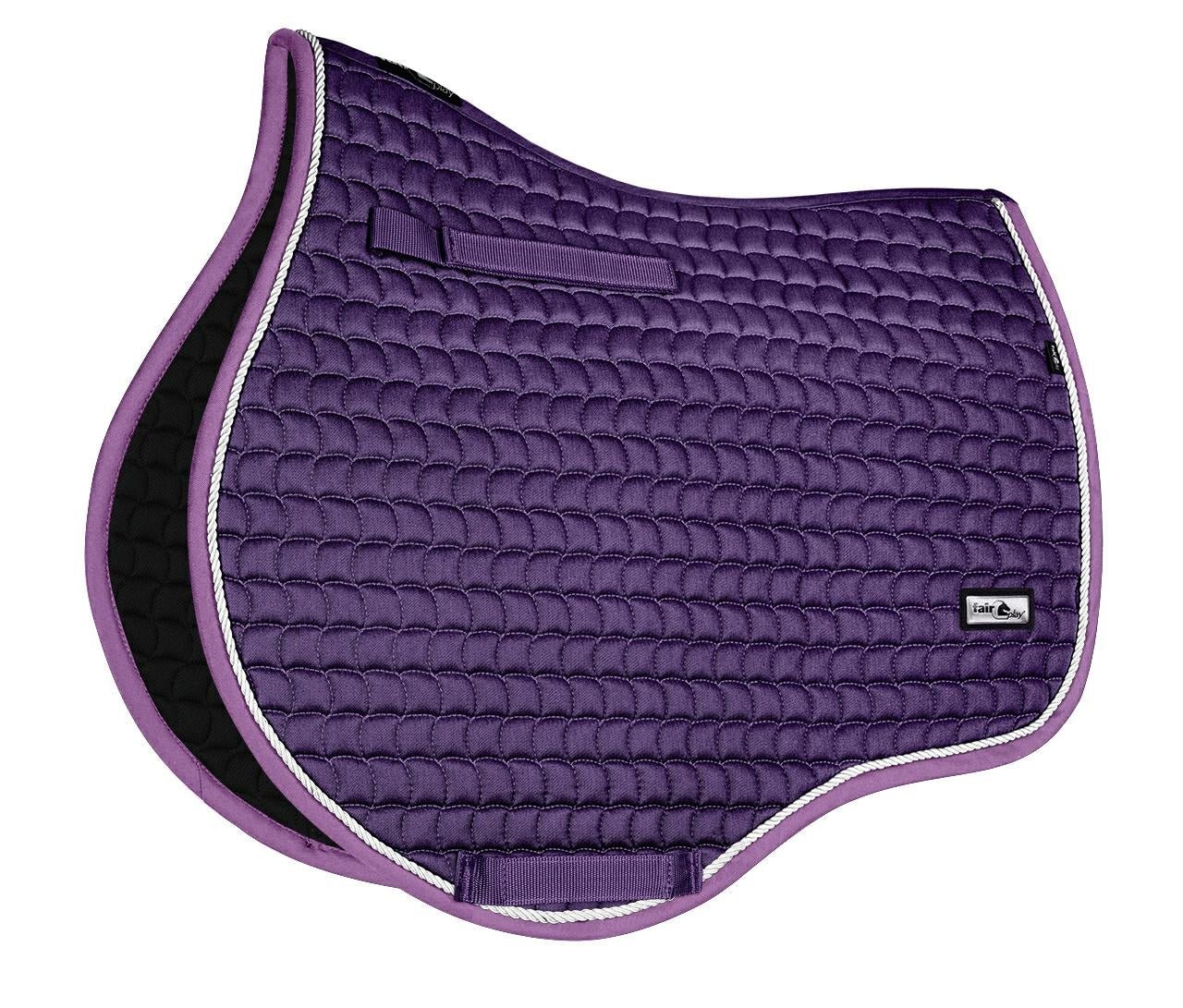 Fair Play "Sirius" Violet Saddle Pad - Jump, Close Contact & Dressage - Fair Play - Equiluxe Tack