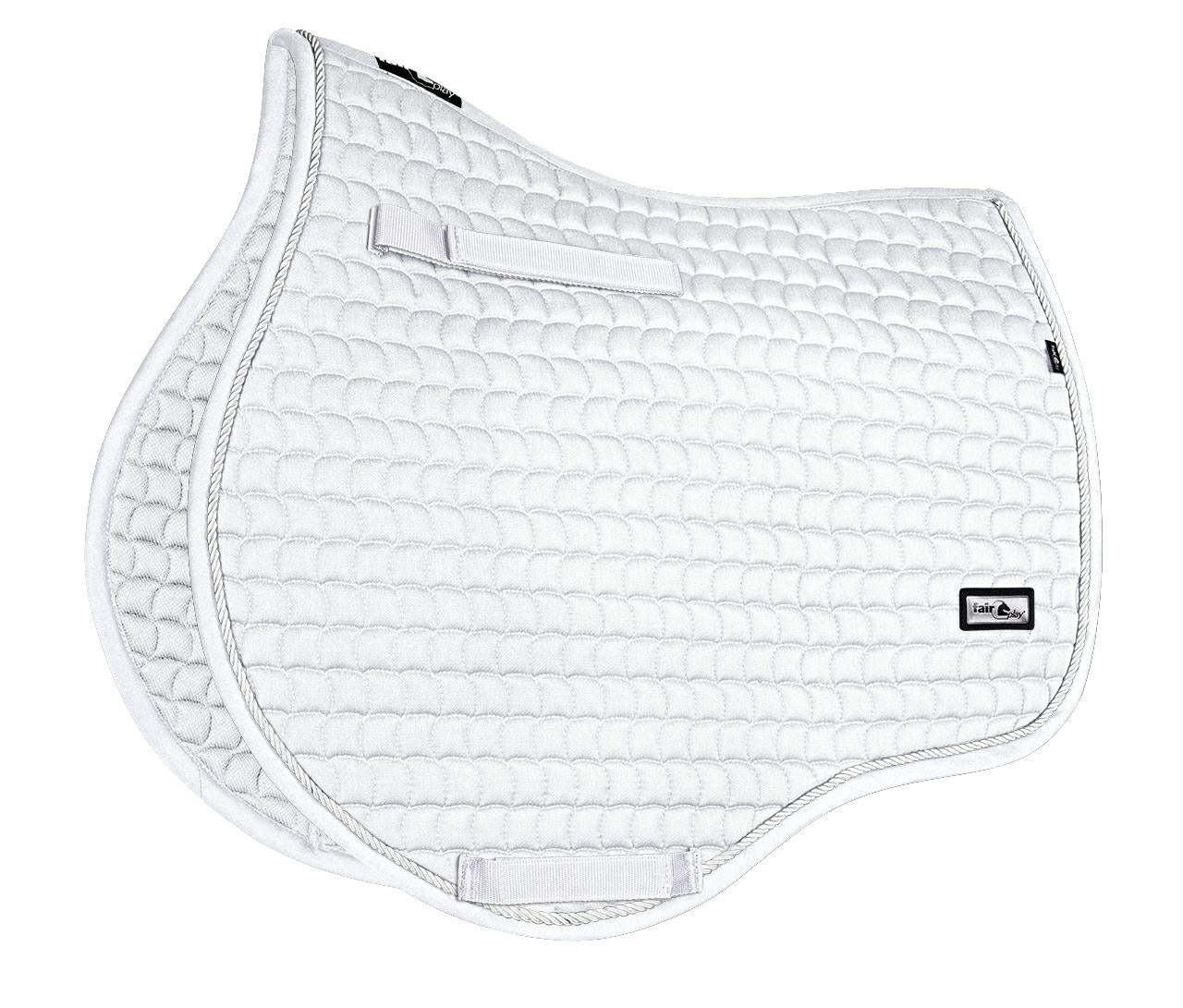 Fair Play "Sirius" White Saddle Pad - Jump, Close Contact & Dressage - Fair Play - Equiluxe Tack